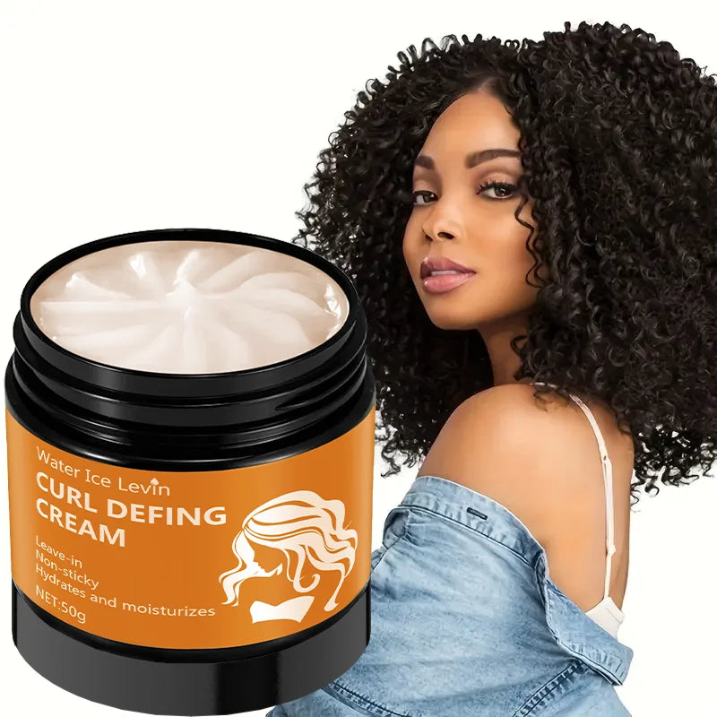 50g Black Castor Oil Curly Hair Cream – Moisturizing & Easy-to-Use, Unisex