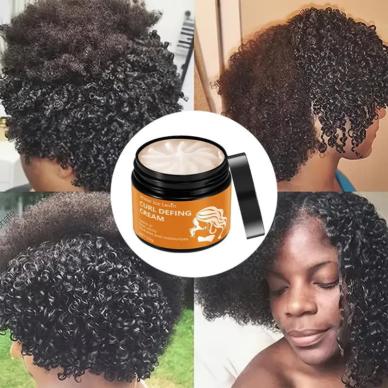 50g Black Castor Oil Curly Hair Cream – Moisturizing & Easy-to-Use, Unisex