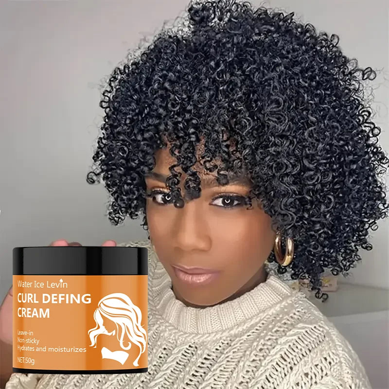 50g Black Castor Oil Curly Hair Cream – Moisturizing & Easy-to-Use, Unisex
