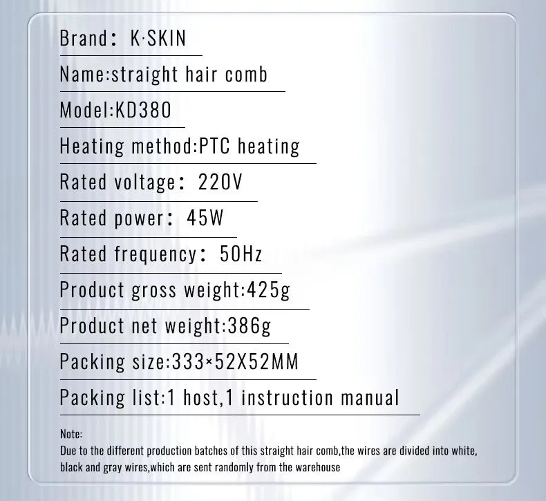 2-in-1 Hair Straightener & Curler Brush – Fast Heat, Ceramic, Anti-Scald